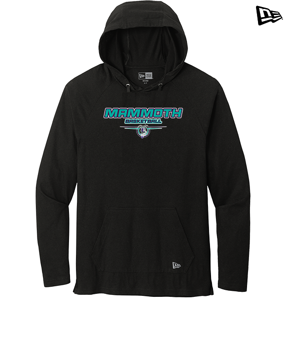 Mammoth MS Basketball Design - New Era Tri-Blend Hoodie
