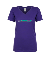 Mammoth MS Basketball Lines - Womens Vneck
