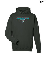 Mammoth MS Football Design - Nike Club Fleece Hoodie