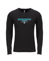 Mammoth MS Football Design - Tri-Blend Long Sleeve