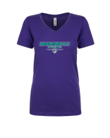 Mammoth MS Volleyball Design - Womens Vneck