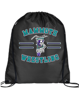 Mammoth MS Wrestling Curve - Drawstring Bag