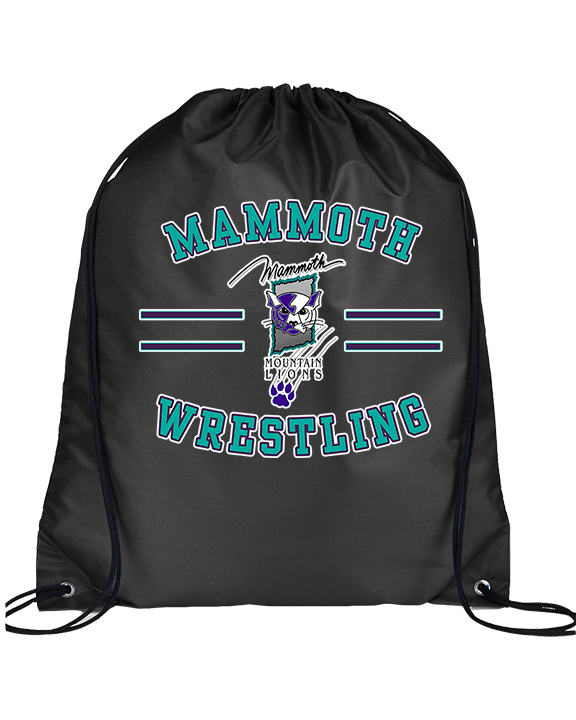 Mammoth MS Wrestling Curve - Drawstring Bag