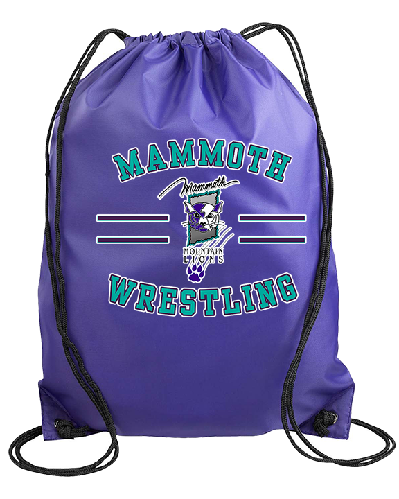 Mammoth MS Wrestling Curve - Drawstring Bag