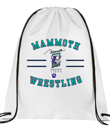 Mammoth MS Wrestling Curve - Drawstring Bag