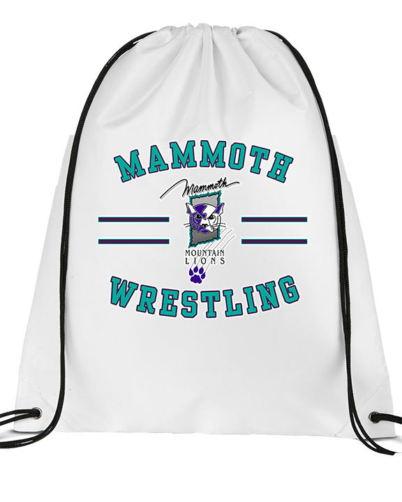 Mammoth MS Wrestling Curve - Drawstring Bag