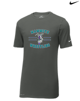 Mammoth MS Wrestling Curve - Mens Nike Cotton Poly Tee