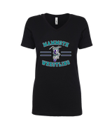 Mammoth MS Wrestling Curve - Womens Vneck
