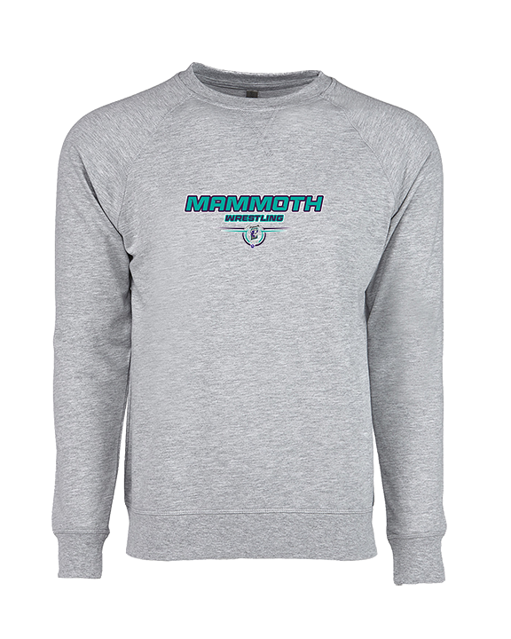 Mammoth MS Wrestling Design - Crewneck Sweatshirt