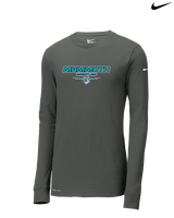 Mammoth MS Wrestling Design - Mens Nike Longsleeve