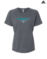 Mammoth MS Wrestling Design - Womens Adidas Performance Shirt