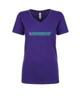 Mammoth MS Wrestling Lines - Womens Vneck