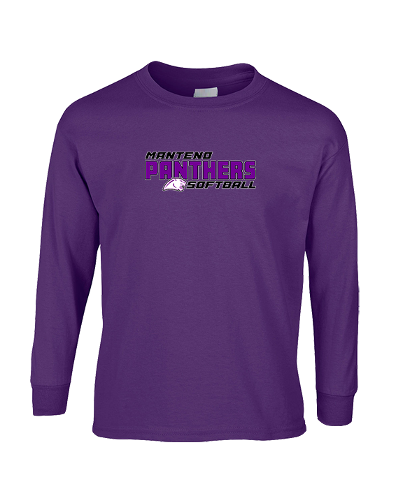 Manteno HS Softball Bold - Cotton Longsleeve