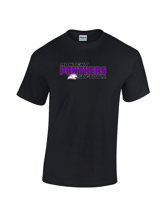 Manteno HS Softball Bold - Cotton T-Shirt