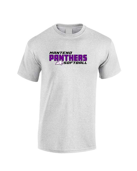Manteno HS Softball Bold - Cotton T-Shirt