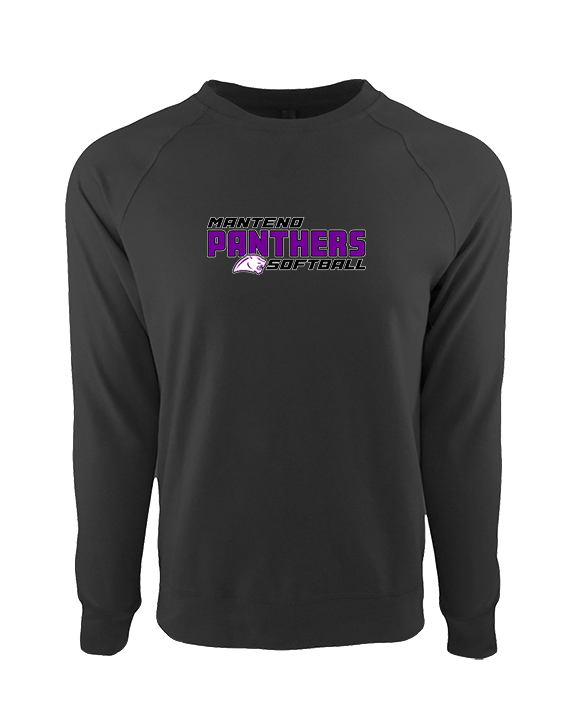 Manteno HS Softball Bold - Crewneck Sweatshirt