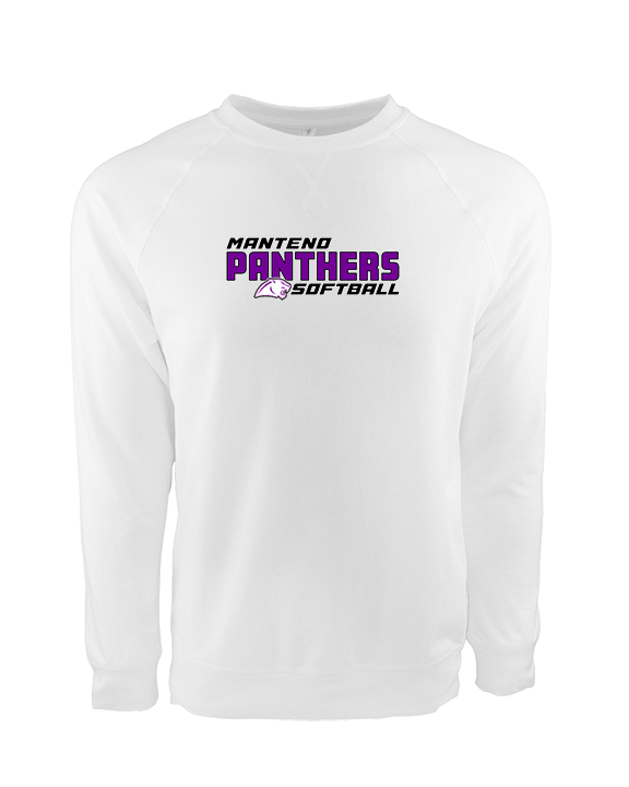 Manteno HS Softball Bold - Crewneck Sweatshirt