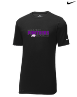 Manteno HS Softball Bold - Mens Nike Cotton Poly Tee