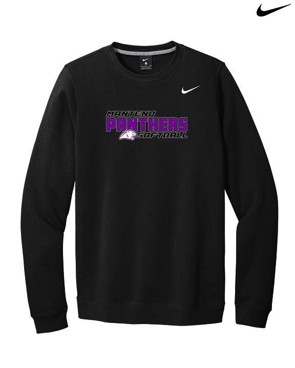 Manteno HS Softball Bold - Mens Nike Crewneck