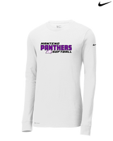 Manteno HS Softball Bold - Mens Nike Longsleeve