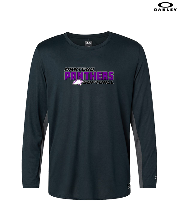 Manteno HS Softball Bold - Mens Oakley Longsleeve