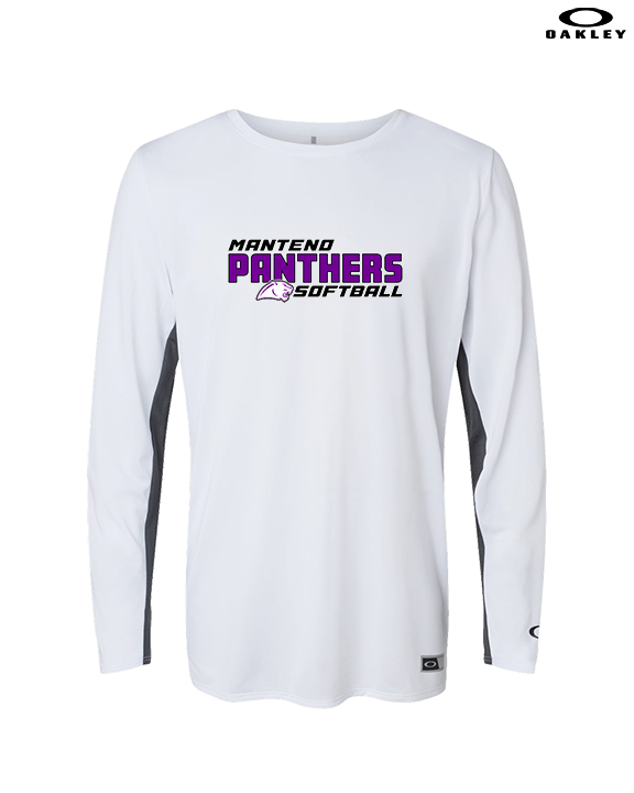 Manteno HS Softball Bold - Mens Oakley Longsleeve