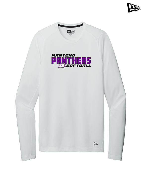 Manteno HS Softball Bold - New Era Performance Long Sleeve