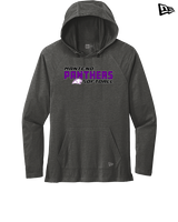 Manteno HS Softball Bold - New Era Tri-Blend Hoodie