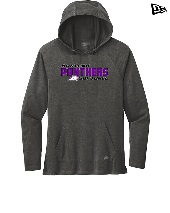 Manteno HS Softball Bold - New Era Tri-Blend Hoodie