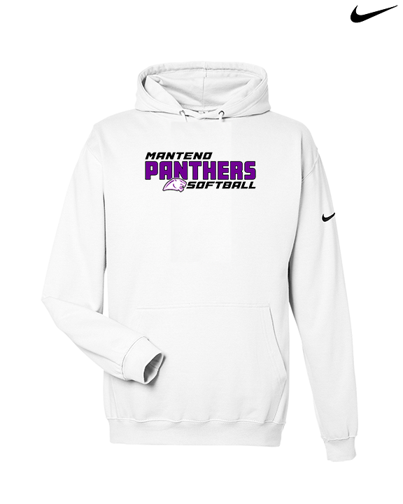 Manteno HS Softball Bold - Nike Club Fleece Hoodie