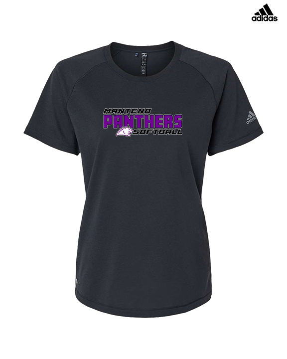 Manteno HS Softball Bold - Womens Adidas Performance Shirt