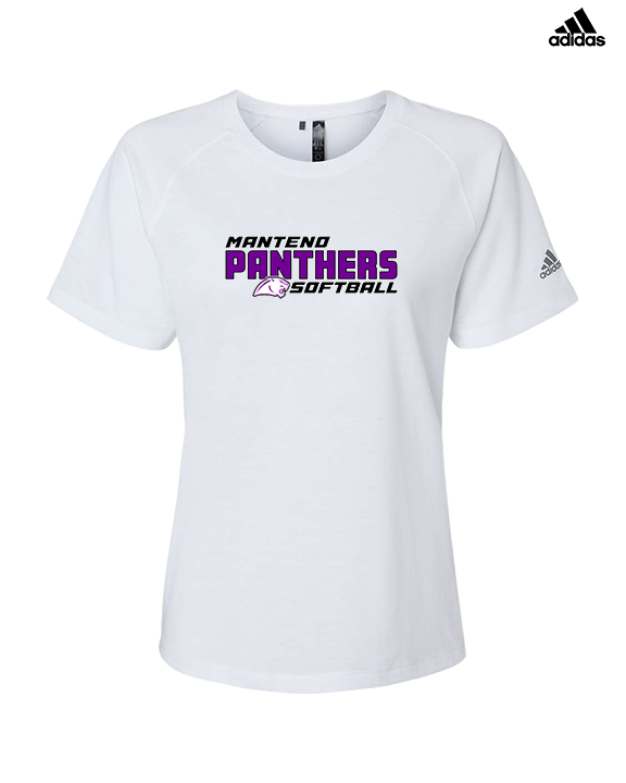 Manteno HS Softball Bold - Womens Adidas Performance Shirt