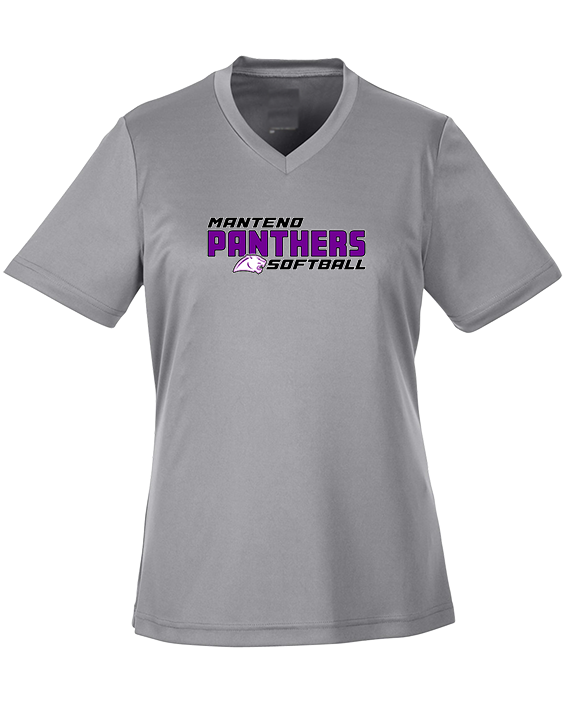 Manteno HS Softball Bold - Womens Performance Shirt