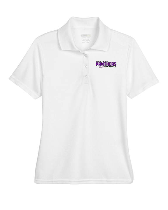 Manteno HS Softball Bold - Womens Polo