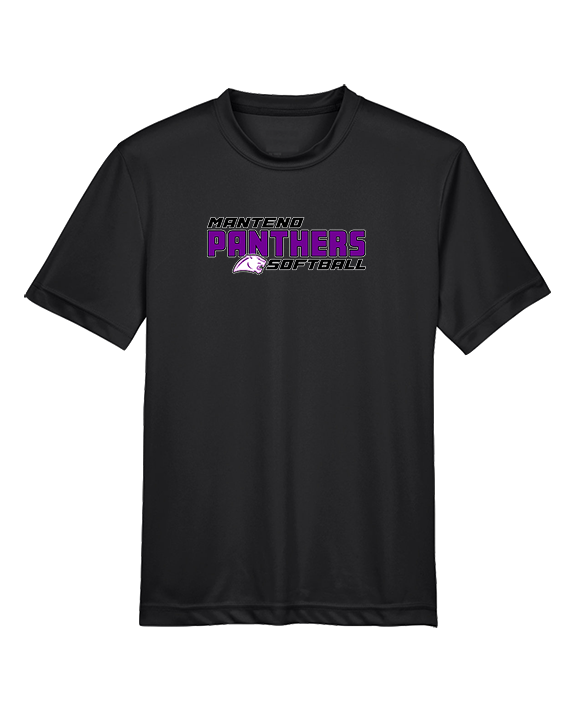 Manteno HS Softball Bold - Youth Performance Shirt