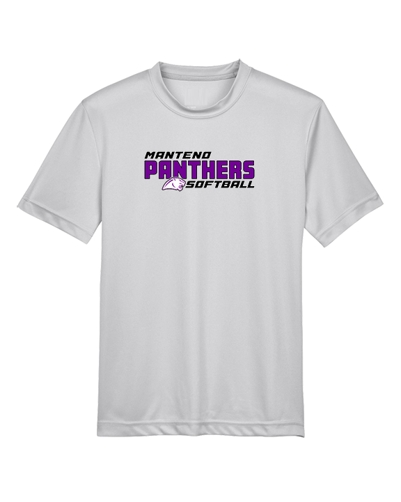 Manteno HS Softball Bold - Youth Performance Shirt