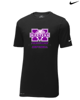 Manteno HS Softball Split - Mens Nike Cotton Poly Tee