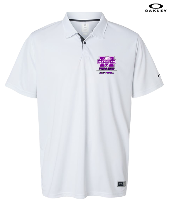 Manteno HS Softball Split - Mens Oakley Polo