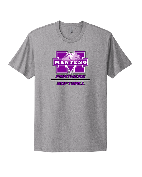 Manteno HS Softball Split - Mens Select Cotton T-Shirt