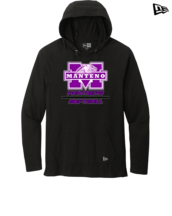 Manteno HS Softball Split - New Era Tri-Blend Hoodie