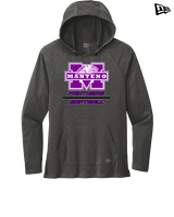 Manteno HS Softball Split - New Era Tri-Blend Hoodie