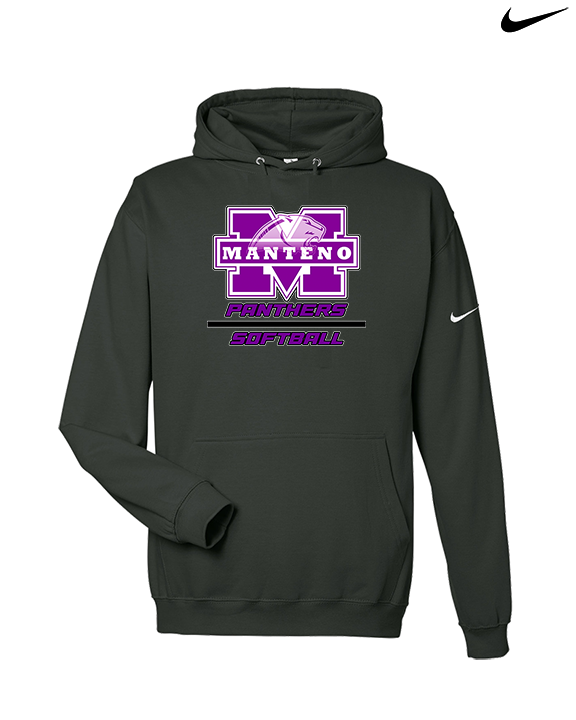 Manteno HS Softball Split - Nike Club Fleece Hoodie