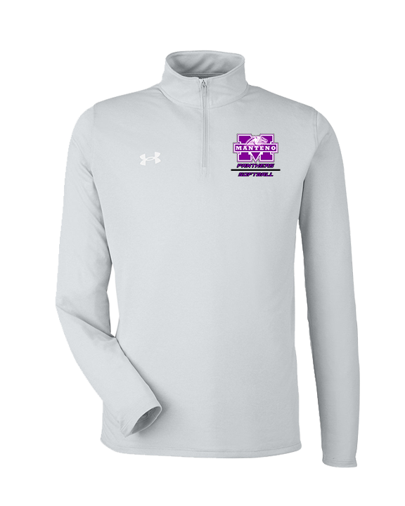 Manteno HS Softball Split - Under Armour Mens Tech Quarter Zip