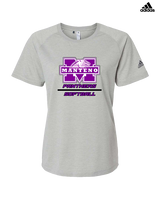 Manteno HS Softball Split - Womens Adidas Performance Shirt