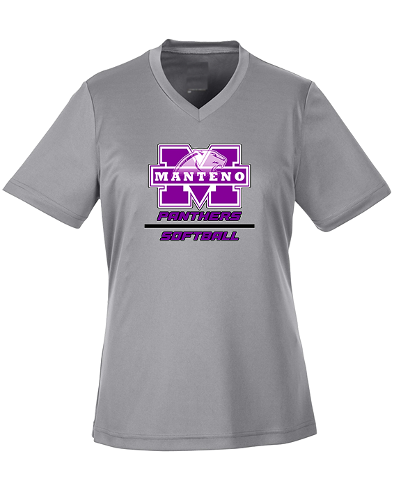 Manteno HS Softball Split - Womens Performance Shirt