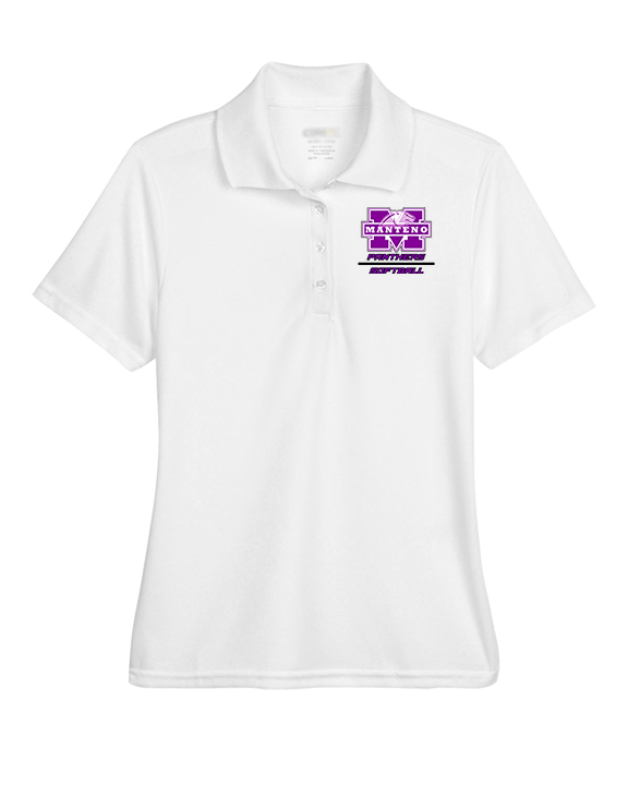 Manteno HS Softball Split - Womens Polo