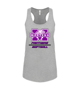 Manteno HS Softball Split - Womens Tank Top