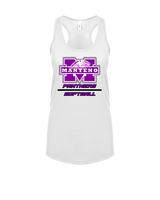 Manteno HS Softball Split - Womens Tank Top
