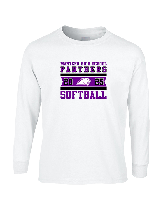 Manteno HS Softball Stamp - Cotton Longsleeve
