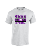 Manteno HS Softball Stamp - Cotton T-Shirt